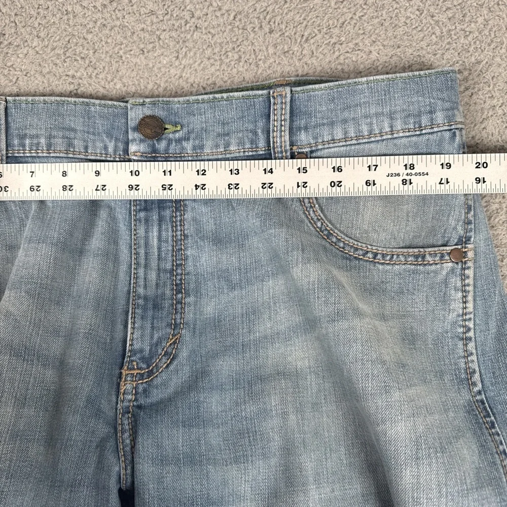 Wrangler Retro Jeans Men 36x32 (38x33) Blue Slim Straight Western Light Wash